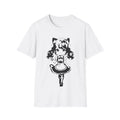 Kawaii Catgirl Maid Anime T-Shirt Chibi Maid Cute Graphic Soft Cotton Tee