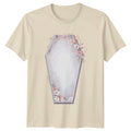 Floral Coffin Frame T-Shirt Pastel Botanical Gothic Soft Aesthetic