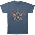 Men's Buddy Guy Gothic Guitar 2012 Tour T-shirt Medium Blue