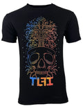 TLFI Men' T-shirt Nature Skull Regular Fit Crew neck S-4XL