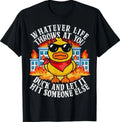 Sarcastic Funny Duck Shirt Funny Joke Quote Humor Duck Meme T-Shirt