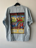 Vintage Mambo Faith Australian Jesus At The Football Mens Large T Shirt Y2K 90s