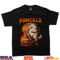 Pomzilla Pomeranian Dog Vintage Monster Pom Dog Lover T-Shirt