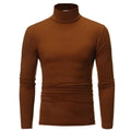 Mens Tops Tees Pullover Tunic Shirt T-Shirt Slim Winter Warm Extra Soft Sweate ↖