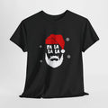 Santa Fa La La Unisex Graphic T-shirt, Christmas Clothing, Minimalist Shirt