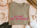 Am I the Drama Graphic T-shirt, Funny Quote Birthday Gift, Sarcastic Shirt