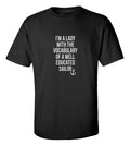 Funny Sailor Vocabulary T-Shirt Witty Sarcastic Quote Tee Cotton Gift
