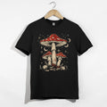 Whimsical Mushroom TShirt, Fairycore Aesthetic Shirt, Enchanted Forest Fungi Tee