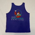 Vintage Cape Cod Shirt Mens L Purple Tank Top Lobster Made In USA Cotton 90s