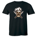 Chef Skull Funny Humor Graphic Men's T-shirt