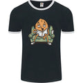 Funny Lazy Couch Potato Watching TV Mens Ringer T-Shirt FotL