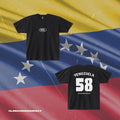 Trendy Venezuela Custom Minimalist T-Shirt  Jersey Inspo  - Size: L