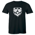 Papa Bear with Sunglasses Black T-Shirt for Men Cool Gift for Dad Fathers