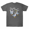 Wine? T-Shirt Funny Tee Seagulls Gift For Wine Wine! Wine! Lovers Men's Cotton