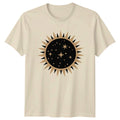 Celestial Sun Moon Star Cosmic T-Shirt Boho Astrology Birthday