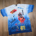 One Color Nation Shirt Men 2XL Graffiti AOP Y2K Positive Vibes Streetwear Rap