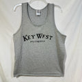 Vintage Key West Florida Large Gray Tank Top Sleeveless T-Shirt Beachwear Y2K L