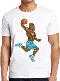 Bigfoot Playing Basketball Funny Cool Meme Cult Movie Gift Tee T Shirt M782