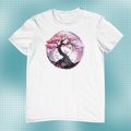 Japanese Blossom Sakura Aesthetic Printed Cotton Men's Unisex T-Shirt Top Tee