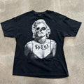 Socal Men’s XL Marilyn Monroe Day Of The Dead T Shirt Y2K Affliction Boxy