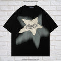 Y2K Black T-Shirt Star