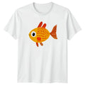 Cute Goldfish T-Shirt Ocean Life Kids Birthday Gift For Him And Her