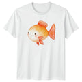 Cute Watercolor Goldfish T-Shirt Ocean Life 2026 Gift For Him And Her