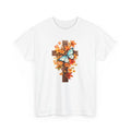 Fall Aesthetic T-Shirt | Autumn Leaves Pumpkin | Fall For Jesus Christ Retro