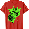 Funny Y2K Alien Cat Meme - Retro Silly Cat Design Unisex T-Shirt