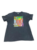 Tailgate Coca Cola T-shirt Pop Art Graphic Tee Men’s Sz Large Acid Wash Black