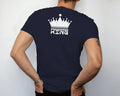Men's KING Crown T-shirt Father Day Gift Novelty Double side Logo 100% Cotton