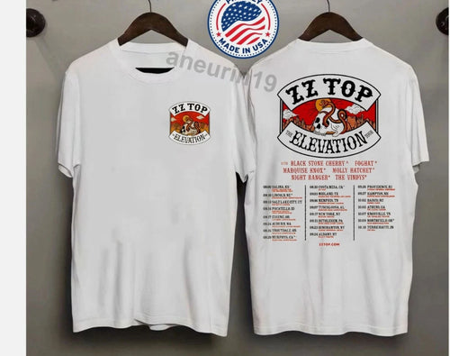 2-Sides ZZ Top Fall 2025 Tour The Elevation Shirt
