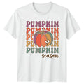Pumpkin Season T-Shirt Retro Autumn Fall Aesthetic Gift For Him And Her