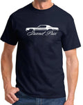 1969-72 Pontiac Gran Prix Classic Outline Design Tshirt NEW COLORS