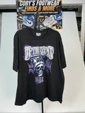 Retrovert Skull Graphic Print Black Men's T-Shirt XXL Short Sleeve