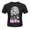 Misfits Female Sugar Skull Punk Rock Official Tee T-Shirt Mens Unisex