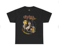 Elvira movie night holding skull and beer T-Shirt | Halloween horror hostess tee