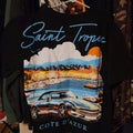 Saint Tropez Sports Car Shirt Graphic Outdoors Casual Cool Trendy Style Ocean
