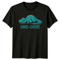 Dino-Snore T-Shirt Funny Lazy Dinosaur Pun Tee