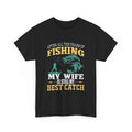 Fishing funny wife arrows fashion trendy Heavy Cotton T shirt By PUGBUGS