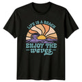 Life Is A Beach Enjoy The Waves T-Shirt Boho Summer Vacation Tee