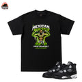 Men's Black T-Shirt Streetwear Sportswear Sneaker Matching Black Tees L XL 2X 3X