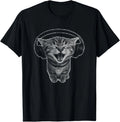 Cute Headphones Cat Funny y2k Grunge Silly Graphic T-Shirt