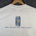 Vintage Beer Shirt Mens Large White 90s Funny Quote Daytons Best NSFW Alcohol