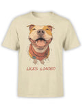 FANTUCCI Licks Loaded T-Shirt | Funny Happy Dog Graphic Tee | Unisex