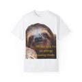 Funny Sloth T-shirt, Sloth Tee, Comfy Shirt, Cute Animal Top, Lazy Day Apparel