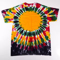 Rasta Reggae 420 Tie Dye Hippie Short Sleeve Shirt Adult Medium Green Yellow Red