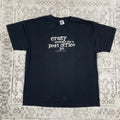 VTG Crazy Enough For A Post Office Job T Shirt 1998 Y2K Black Shirt Men’s XL