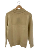 Dress hippy knit sweater (thick) S Acrylic BEG Plain