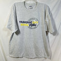 Traverse City Beach Bums Defunct Baseball Team Frontier League XL T-Shirt Y2K